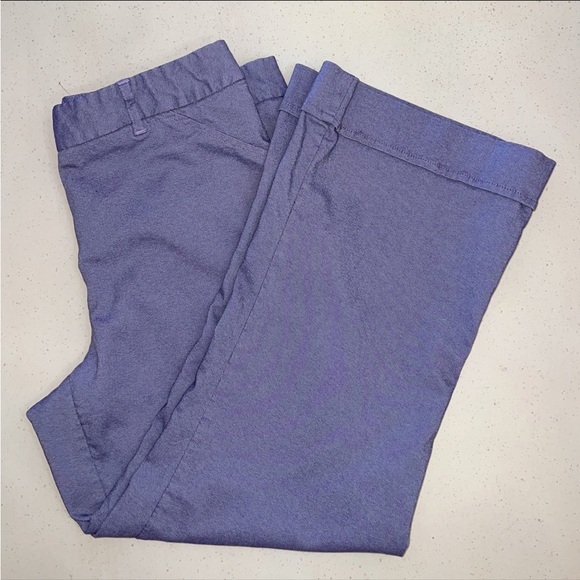 Bisou Bisou crop pants lavender size 8 spandex - Picture 8 of 15